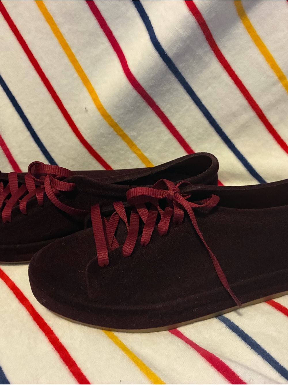 Melissa Women's BeFlocked Velvet Lace-Up Sneakers